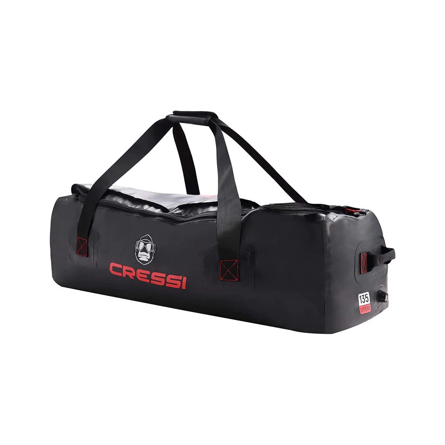 Sac GORILLA CRESSI Noir Rouge 4 Sac GORILLA CRESSI Noir Rouge – Image 2