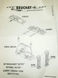 Kit Moulinet ACTIV BEUCHAT -Mares Boutique kit moulinet activ.02